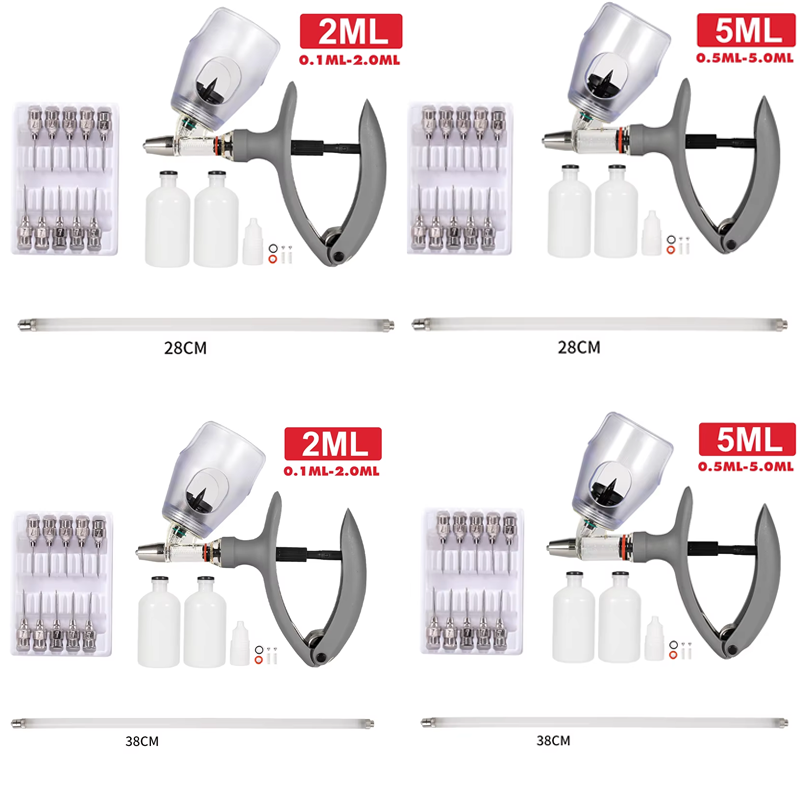 Veterinary Syringe Gun - Siringa Automatica per Bestiame con Tubo