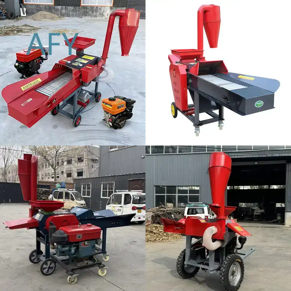 Agriculture Goat Farming - Trituratore e Impastatore di Paglia Diesel