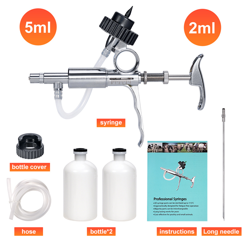 Veterinary Syringe Gun - Iniettore automatico di pollame da 2